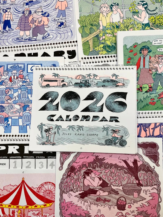 2026 Calendar by Jules Kang Sharpe