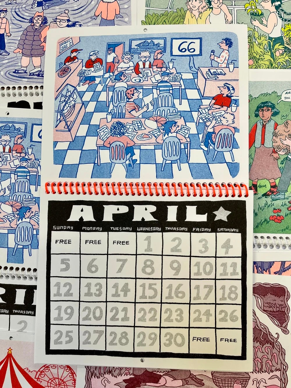 2026 Calendar by Jules Kang Sharpe