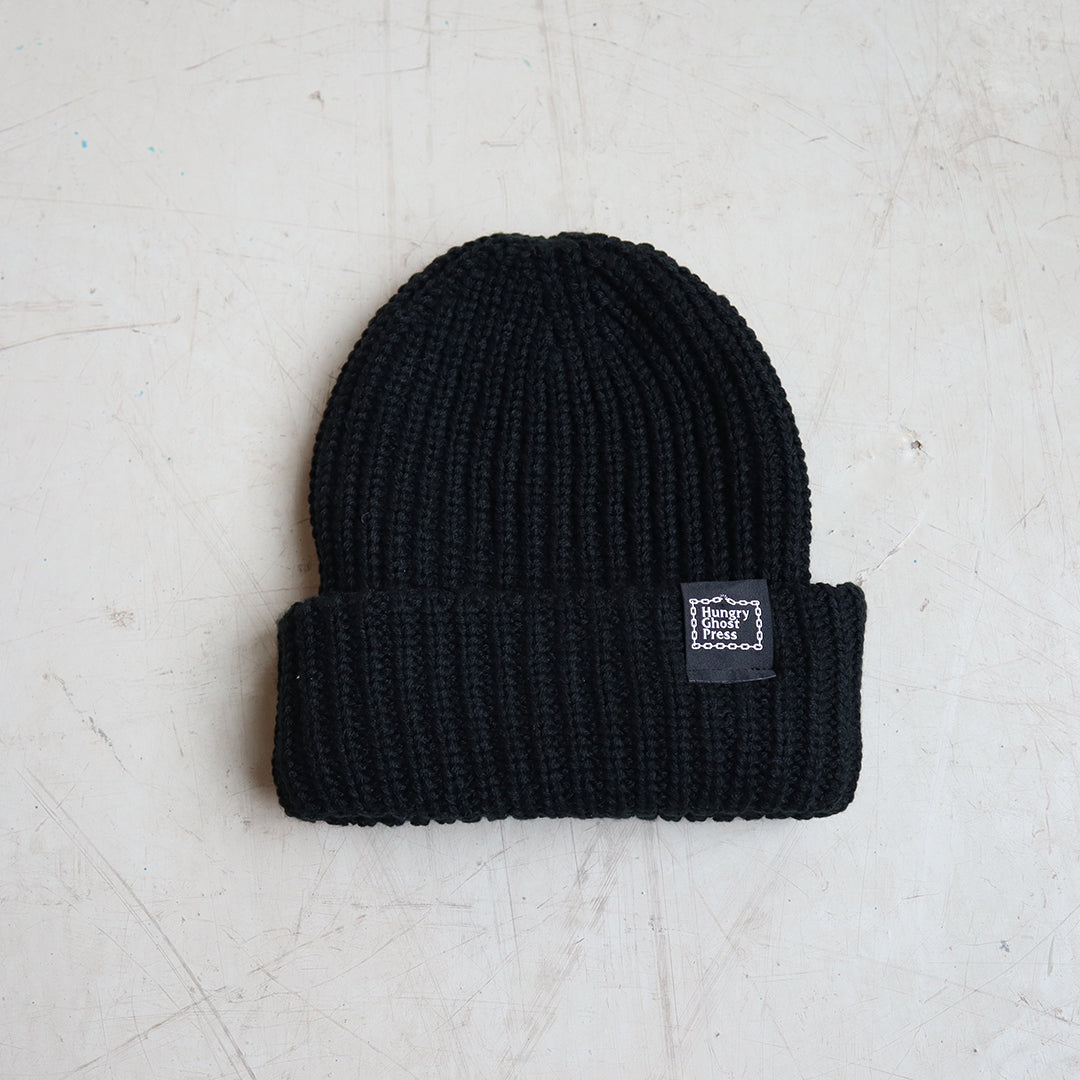 Big Knit Logo Beanie