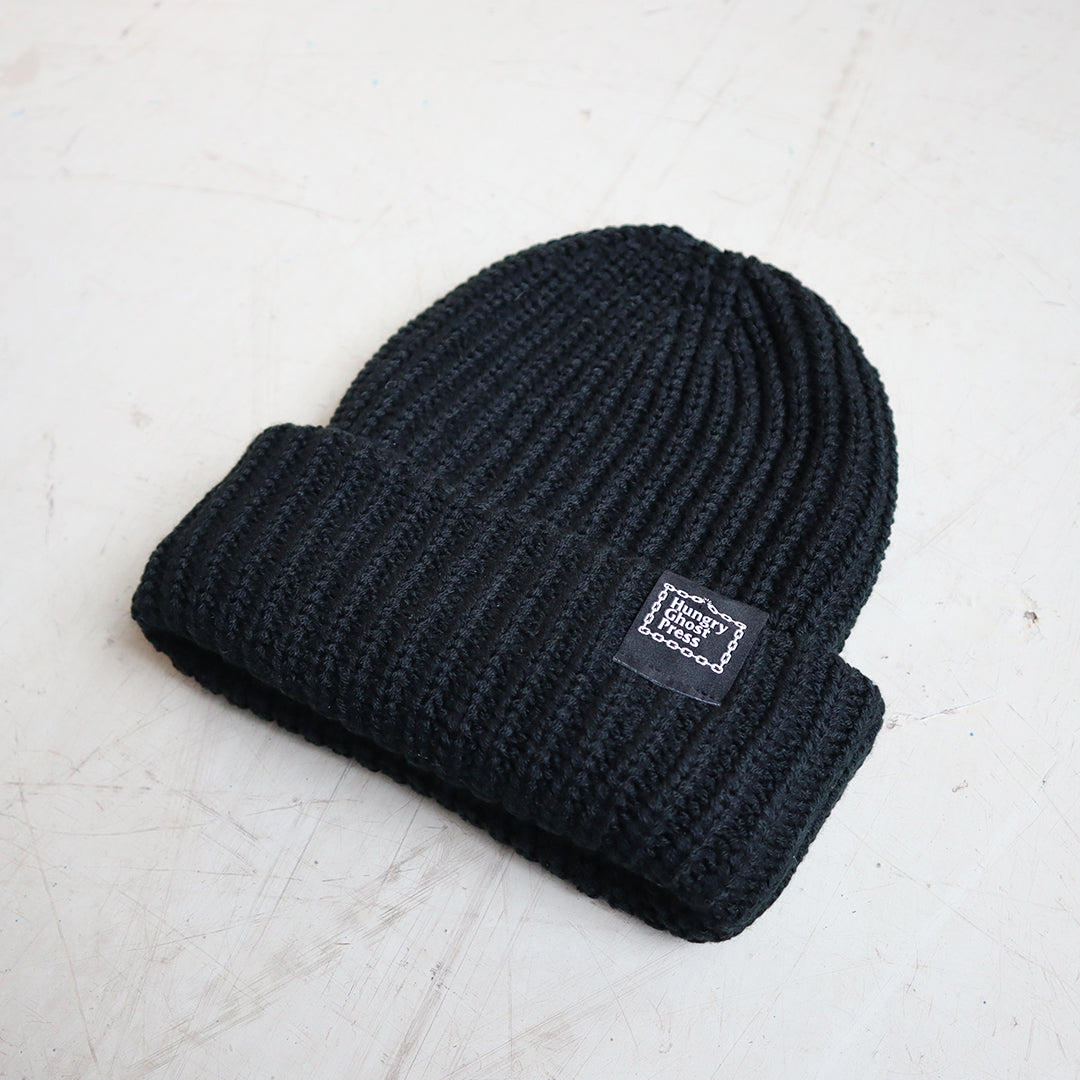 Big Knit Logo Beanie