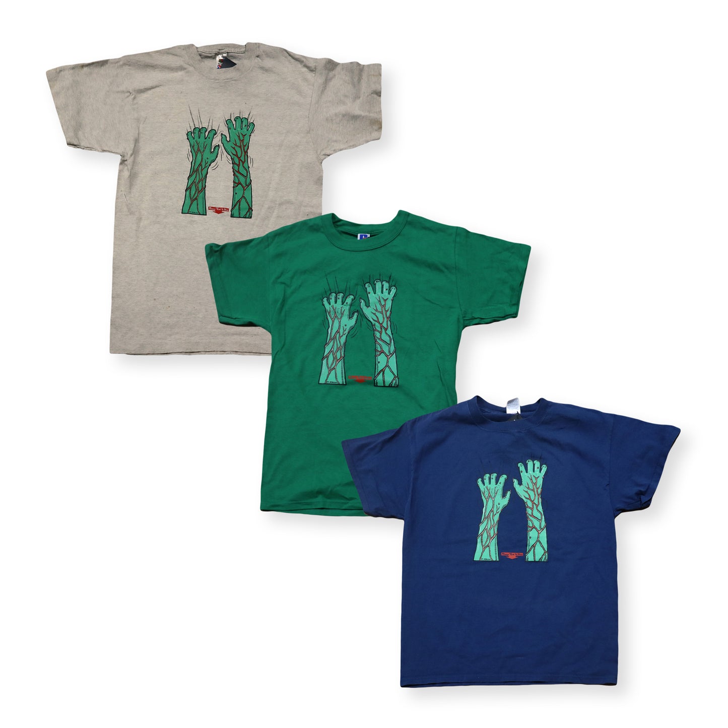 Can't Let You Go Vintage One Off Zombie Tee Green