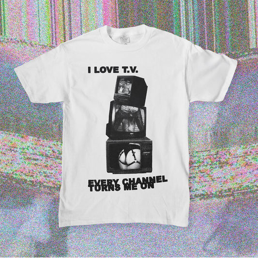 I Love TV Tee