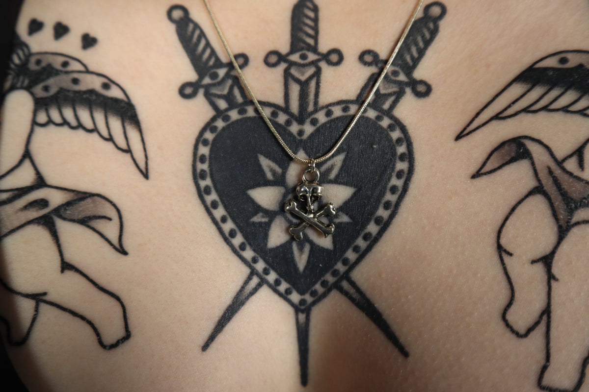 Skull and Bones Vintage Necklace
