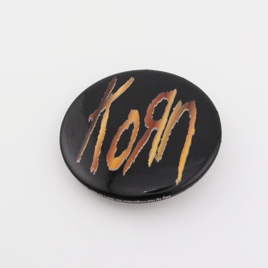 Korn Logo Vintage Button