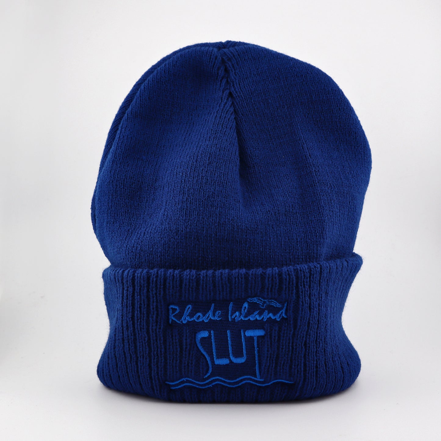 Rhode Island Slut Embroidered Beanie