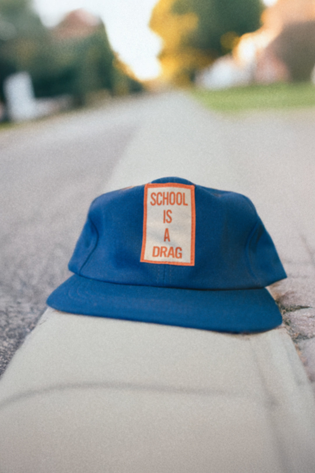 School is a Drag Vintage Snapback Hat