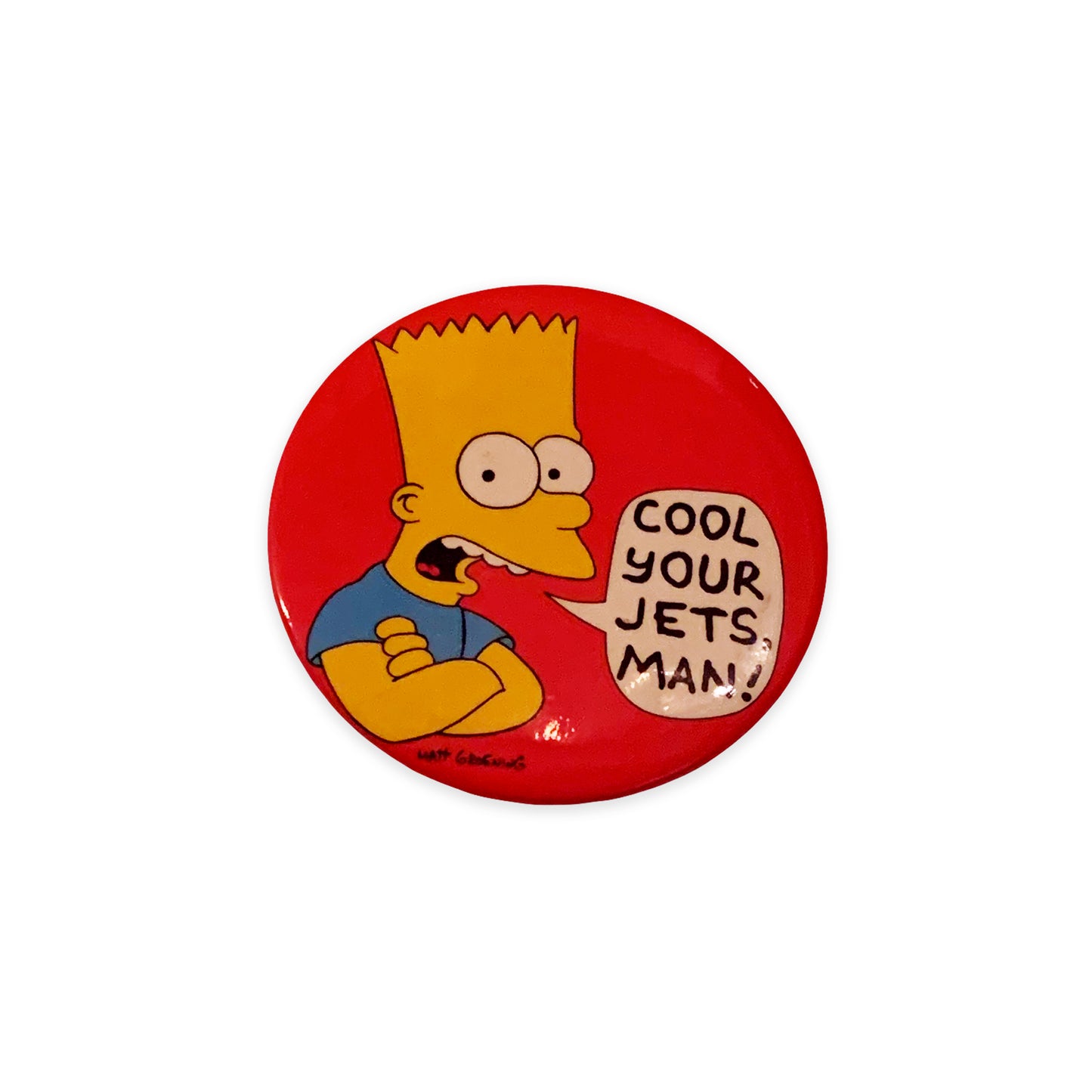 The Simpsons Vintage Deadstock Buttons