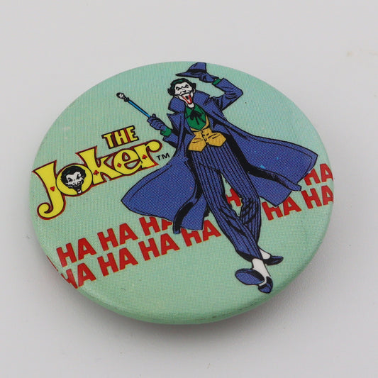 The Joker Vintage Button Teal