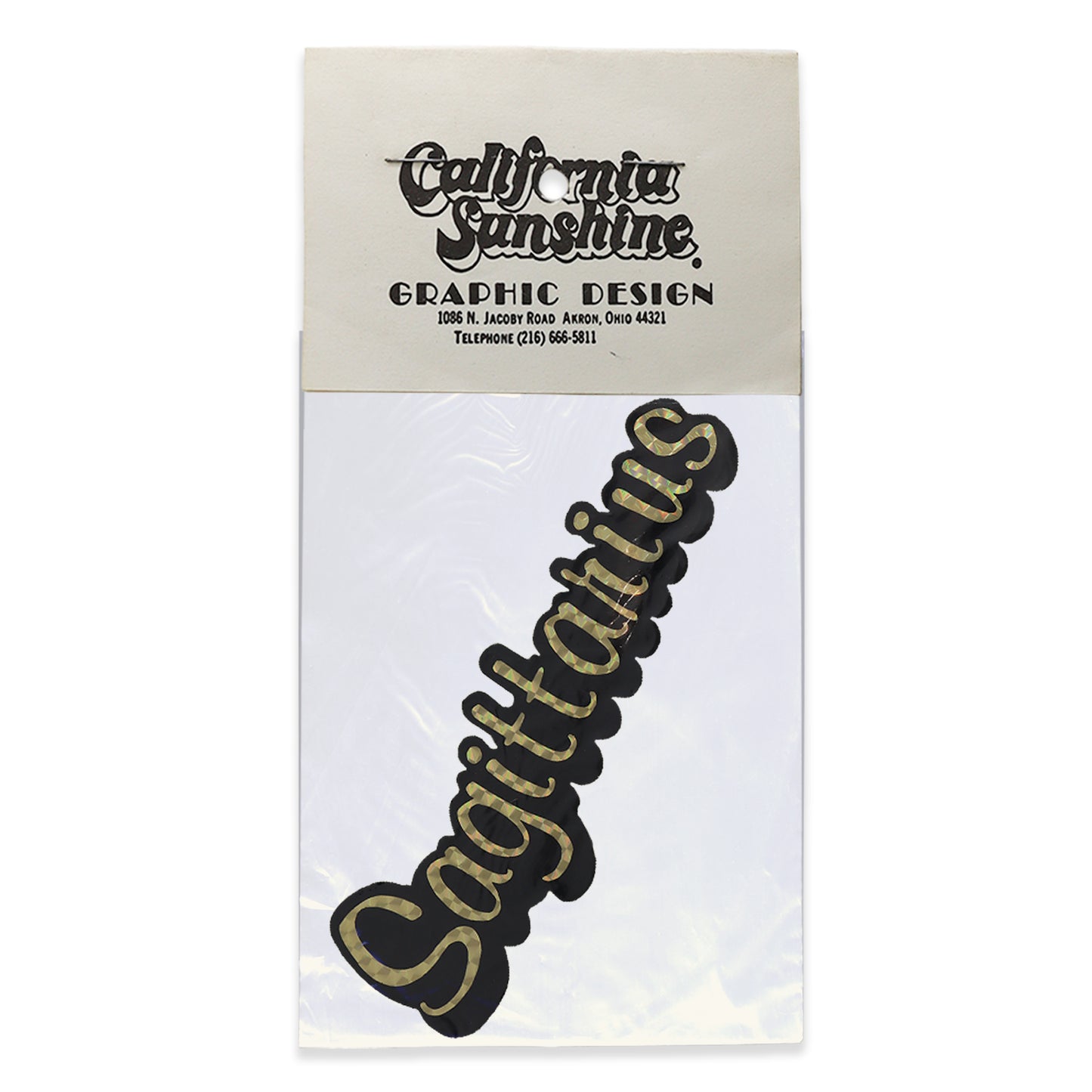 Vintage Zodiac Sticker