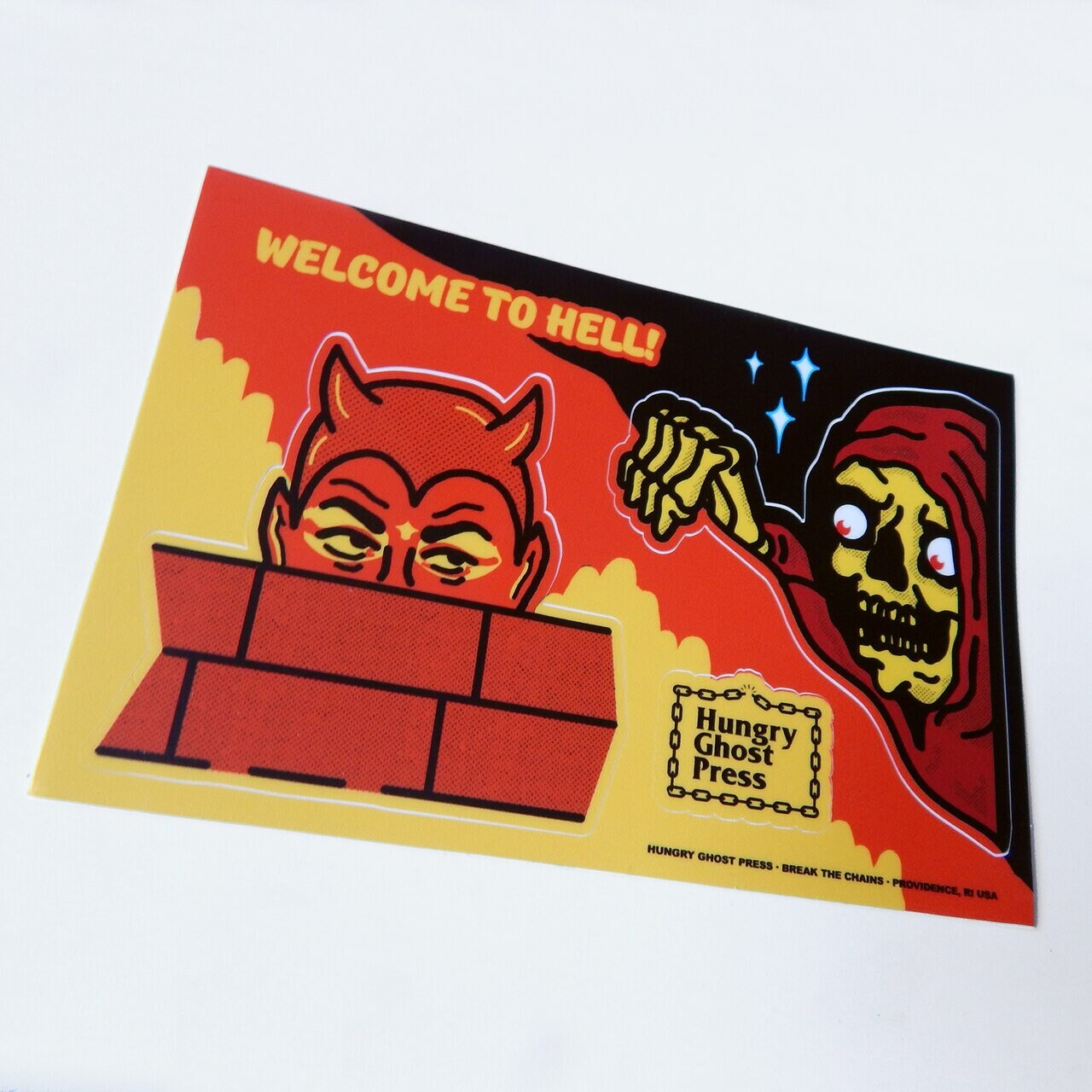 Welcome to Hell Sticker Sheet