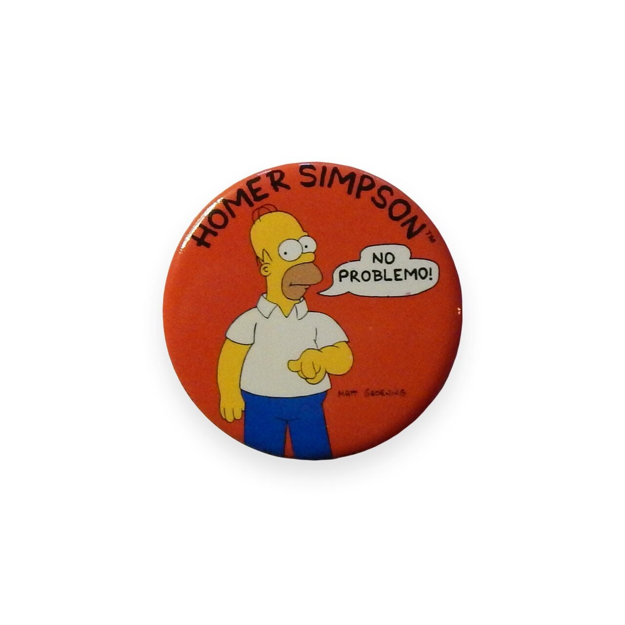 The Simpsons Vintage Deadstock Buttons
