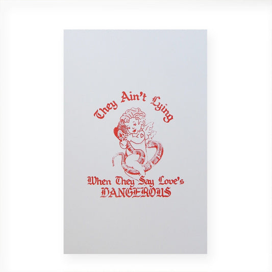 Love is Dangerous Screen Print