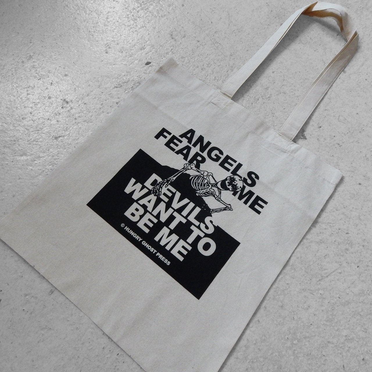 Angels Fear Me Tote Bag