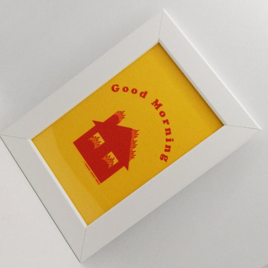 Good Morning Framed Canvas Print