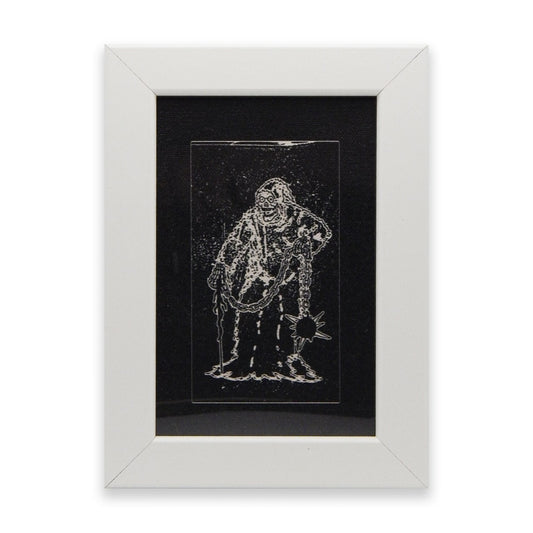 I Am Now Framed Canvas Print