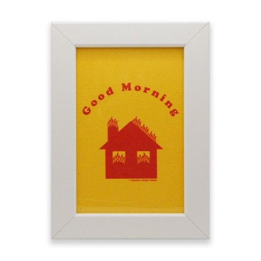 Good Morning Framed Canvas Print