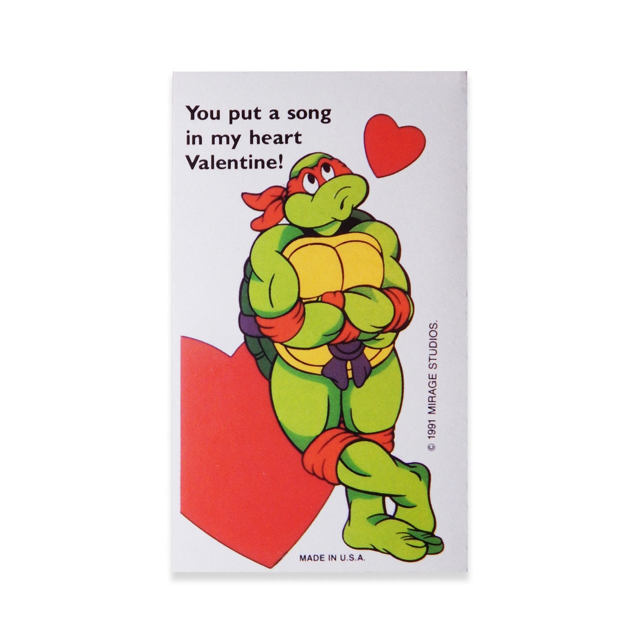 Vintage TMNT Valentine's Day Cards