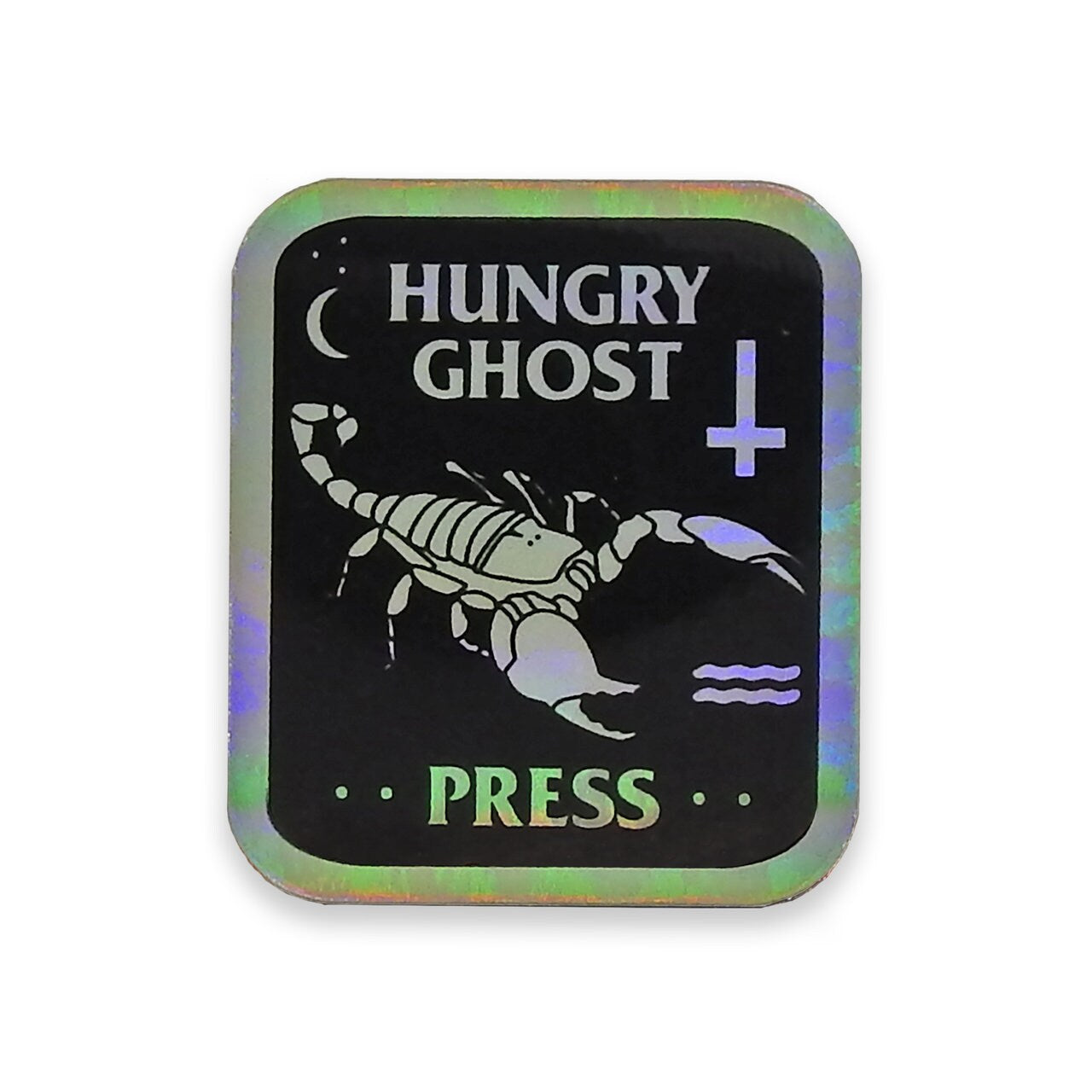 Fallen Moon Holographic Sticker