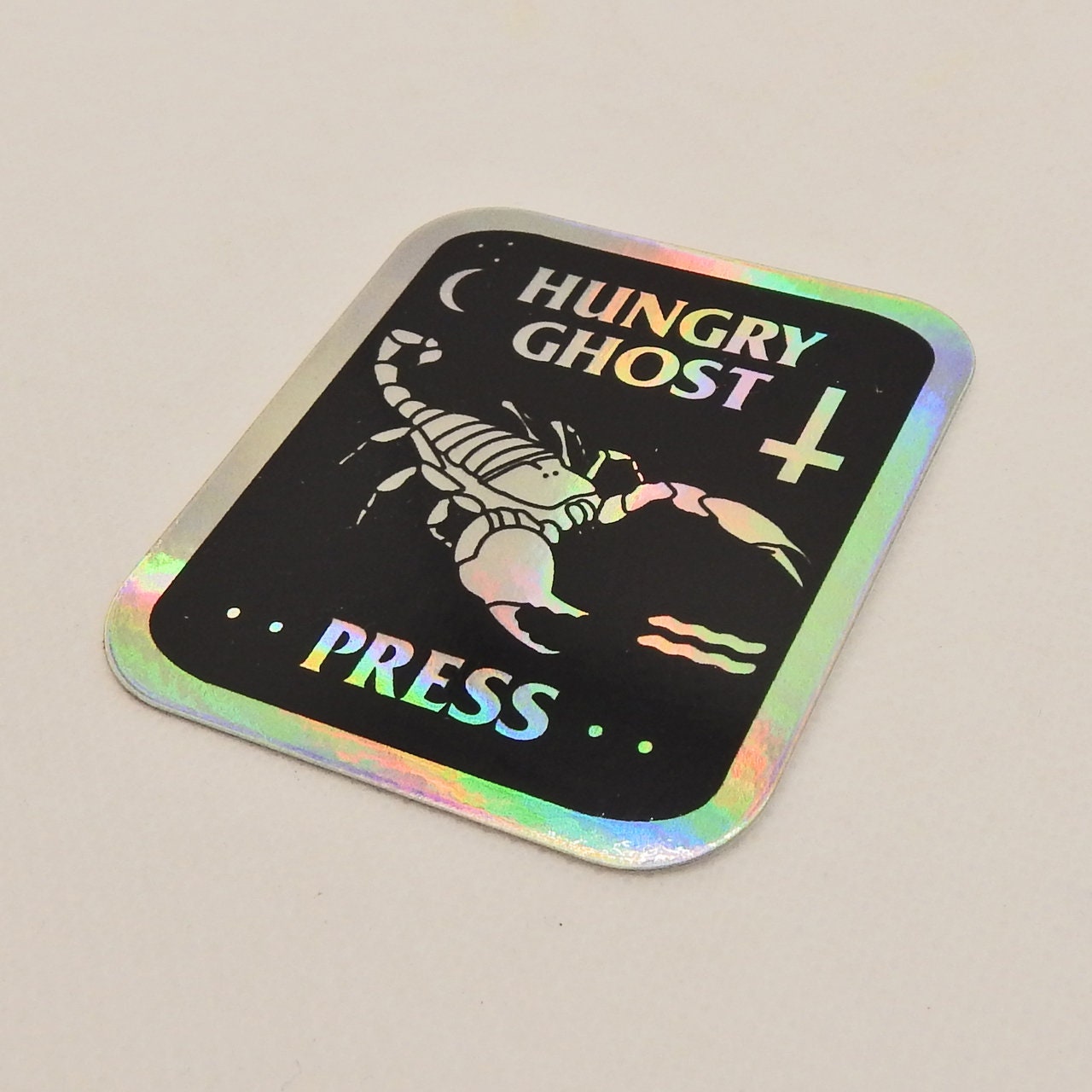 Fallen Moon Holographic Sticker