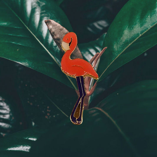 Flamingo Vintage Pin
