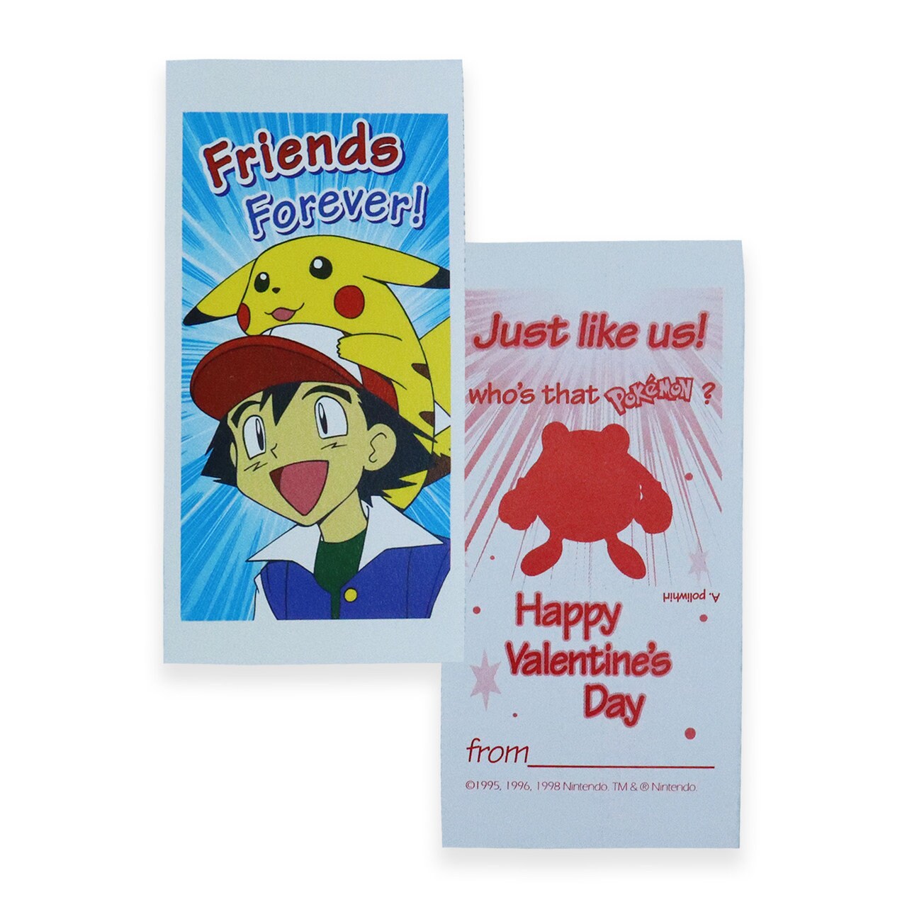 Vintage Pokémon Valentine's Day Cards