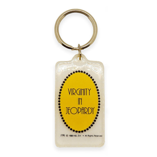 Virginity in Jeopardy Vintage Keychain