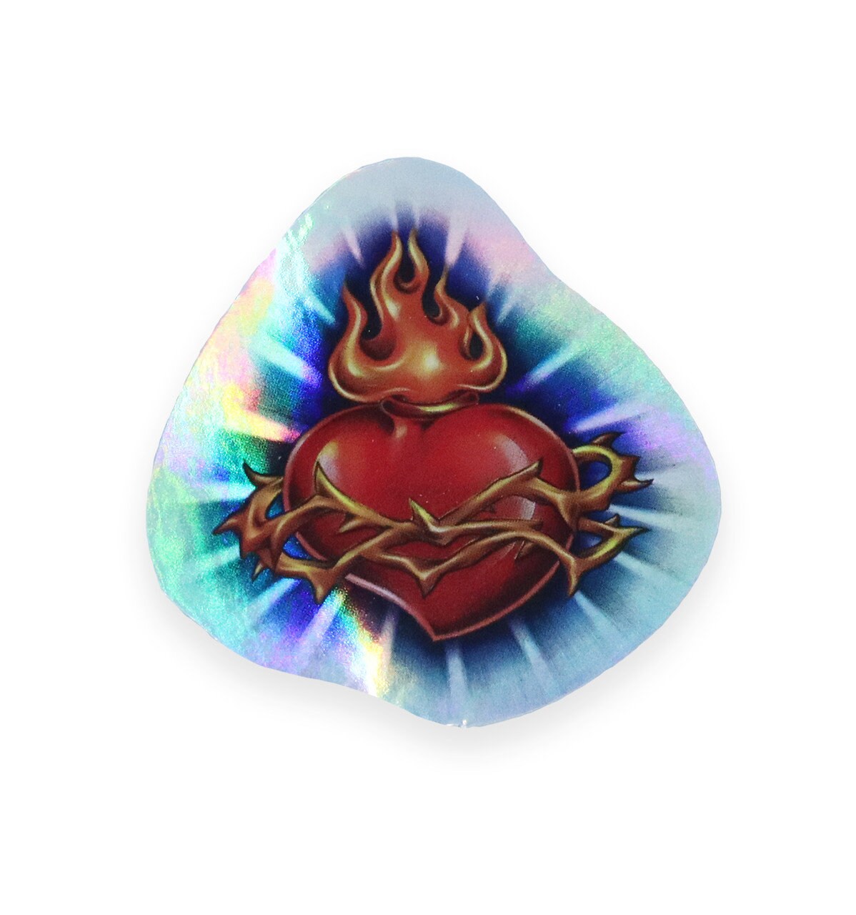 Vintage Holographic Religious Sticker