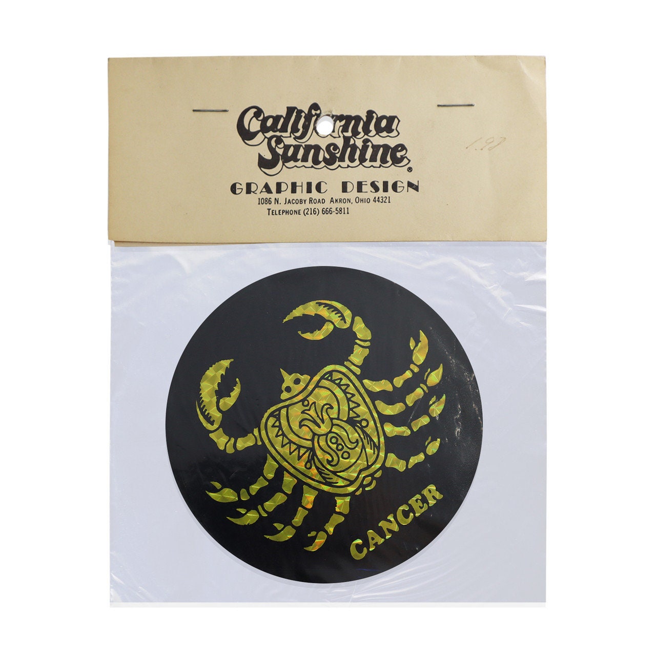 Vintage Zodiac Circle Sticker