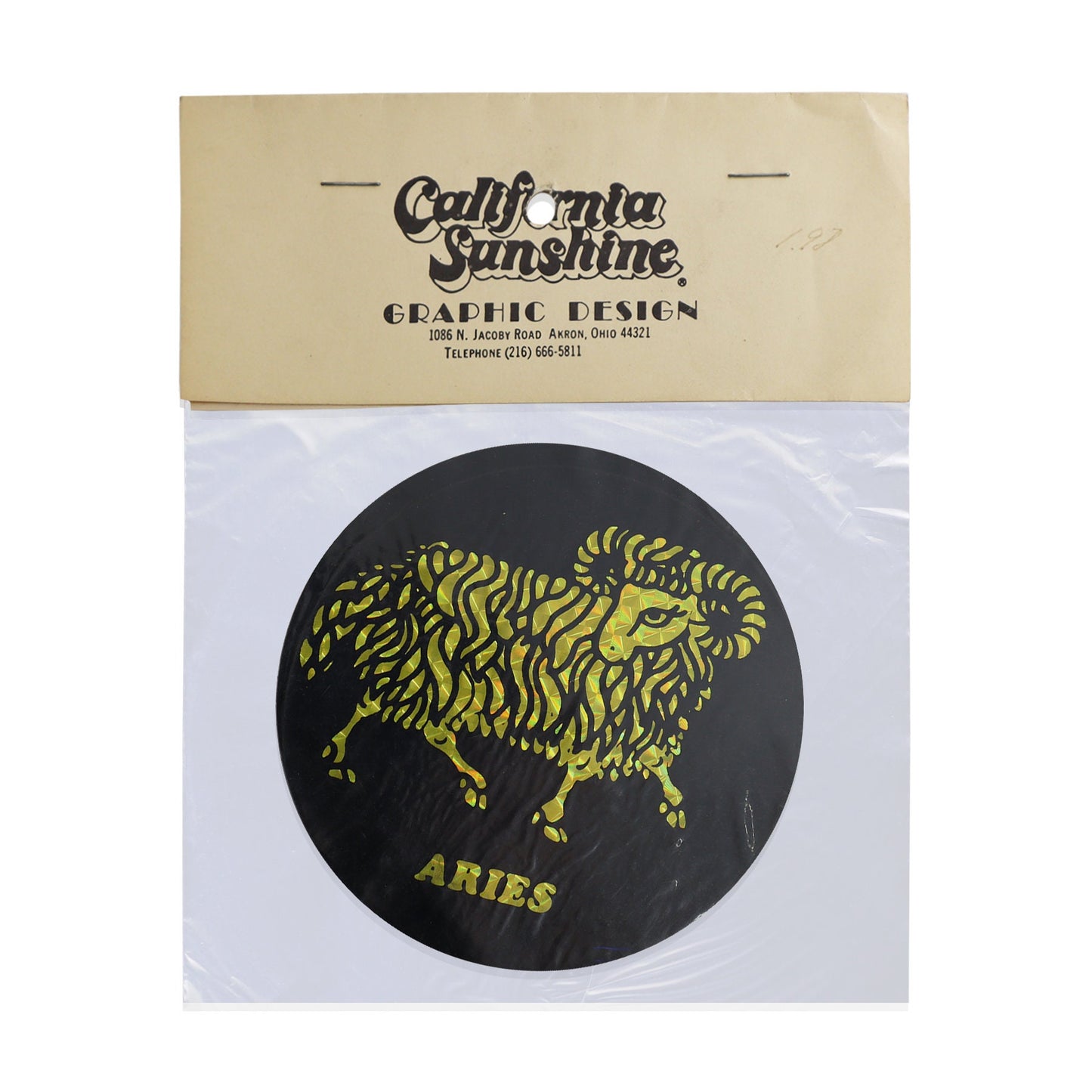 Vintage Zodiac Circle Sticker
