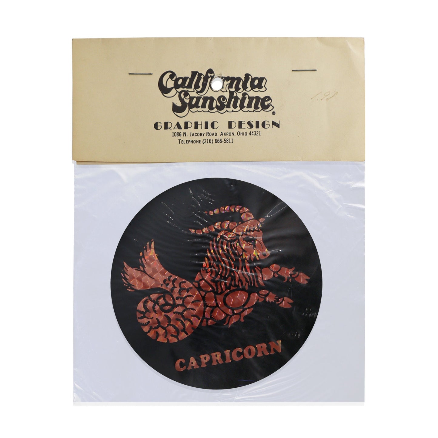 Vintage Zodiac Circle Sticker