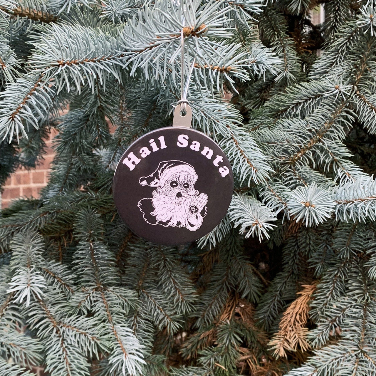 Hail Santa Ornament