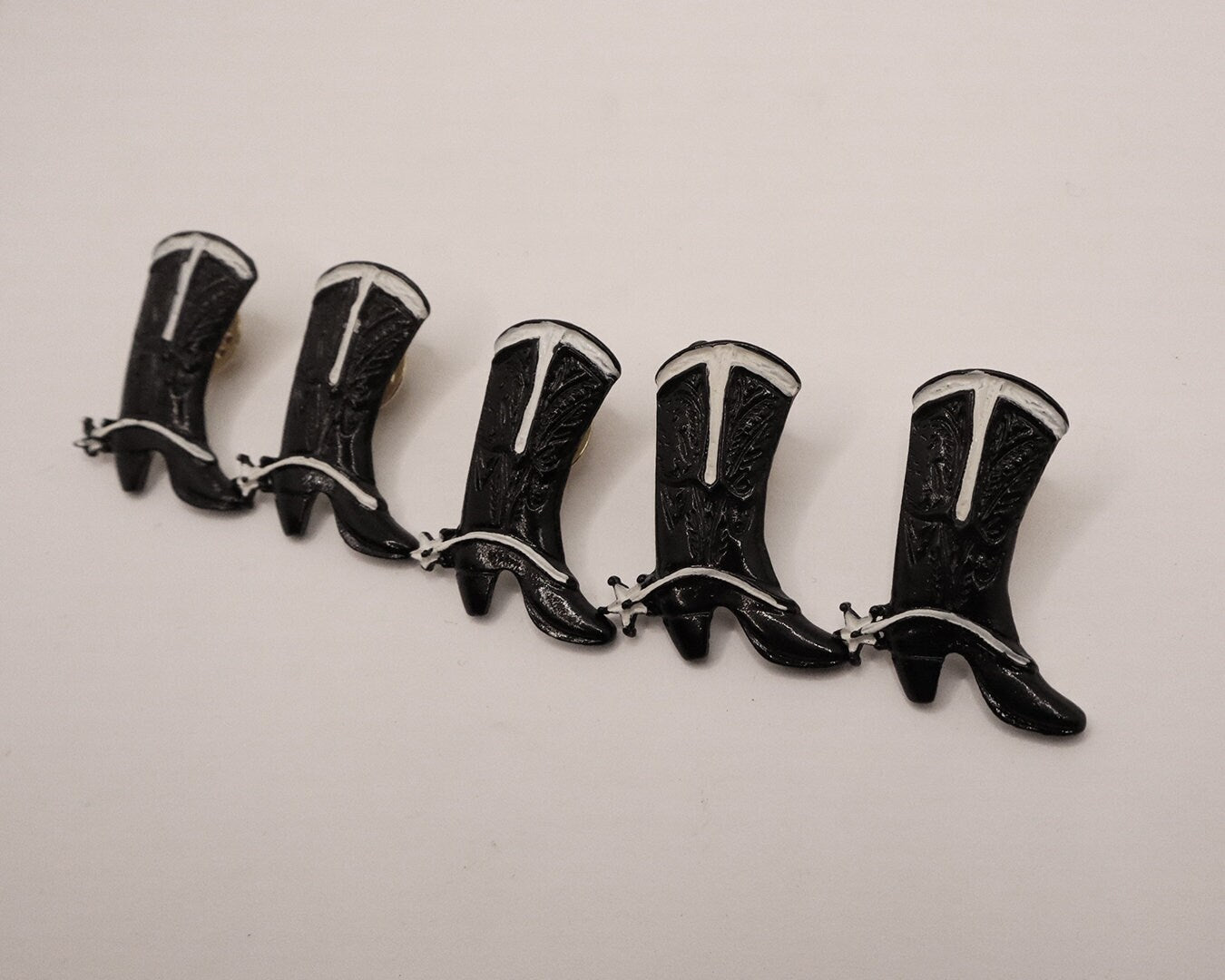 Rodeo Dancing Vintage Cowboy Boot Pin