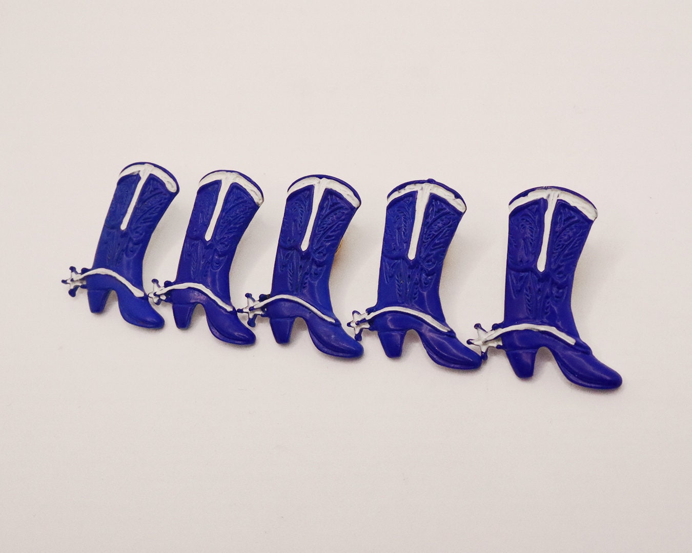 Rodeo Dancing Vintage Cowboy Boot Pin