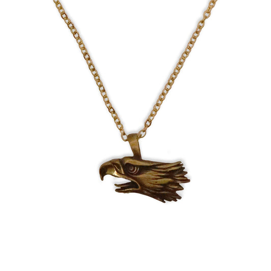 Of Prey Vintage Gold Eagle Necklace