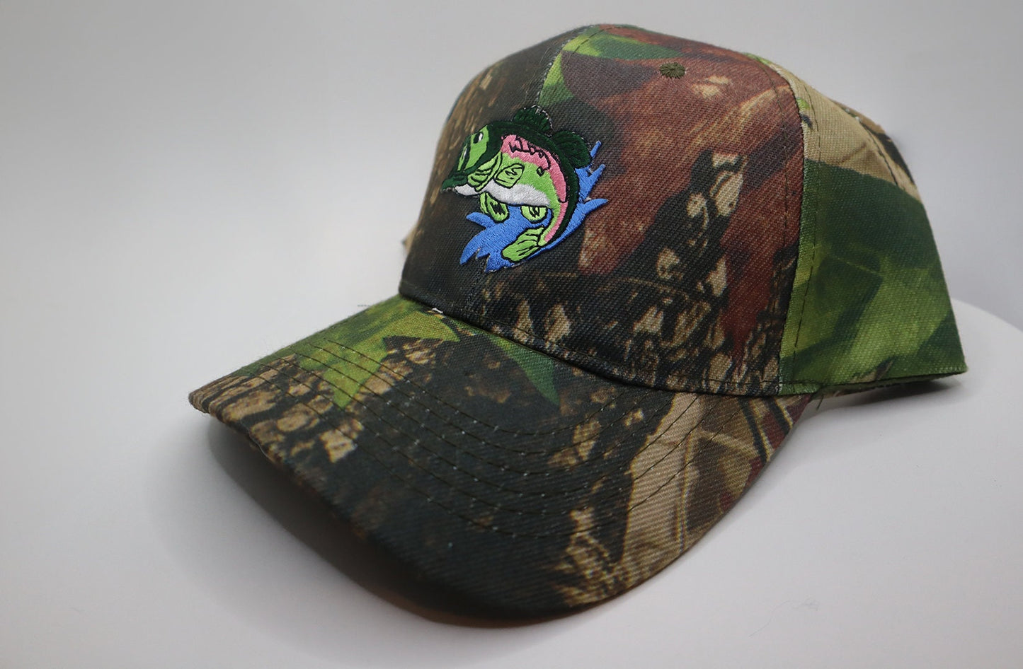 Big Bass Vintage Patch Camo Hat