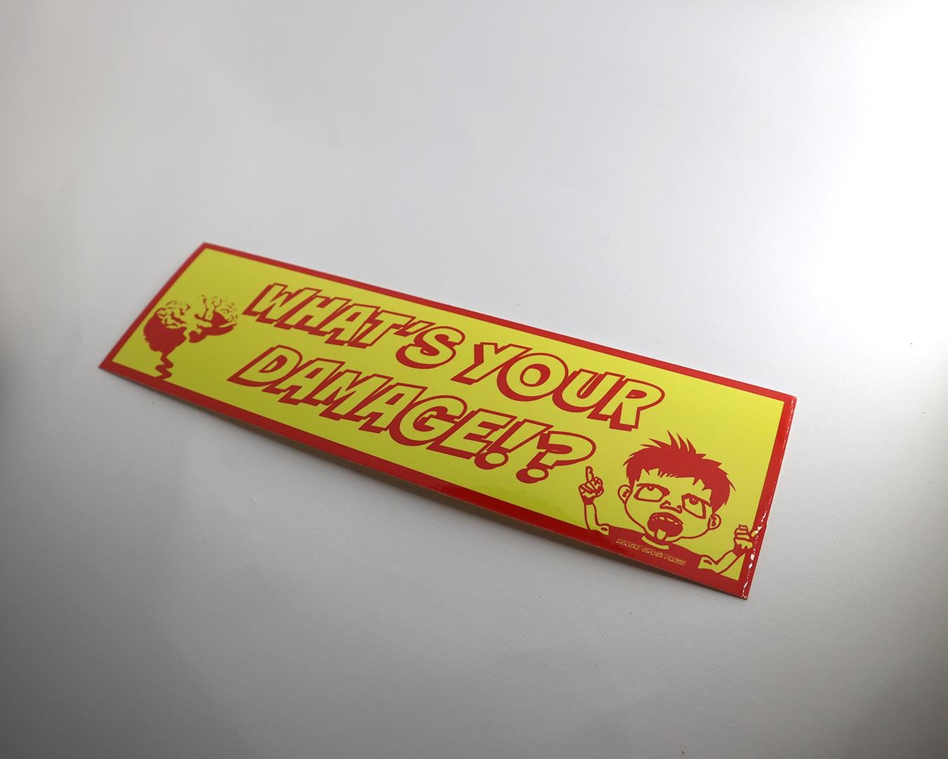 What's Your Damage Bumper Sticker