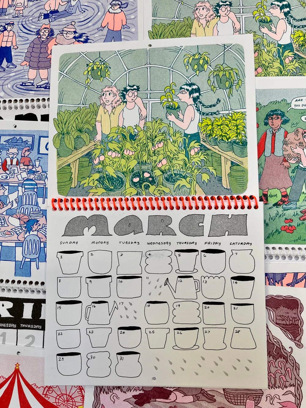 2026 Calendar by Jules Kang Sharpe