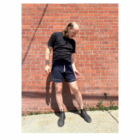 Barbed Wire Peek-A-Boo Shorts