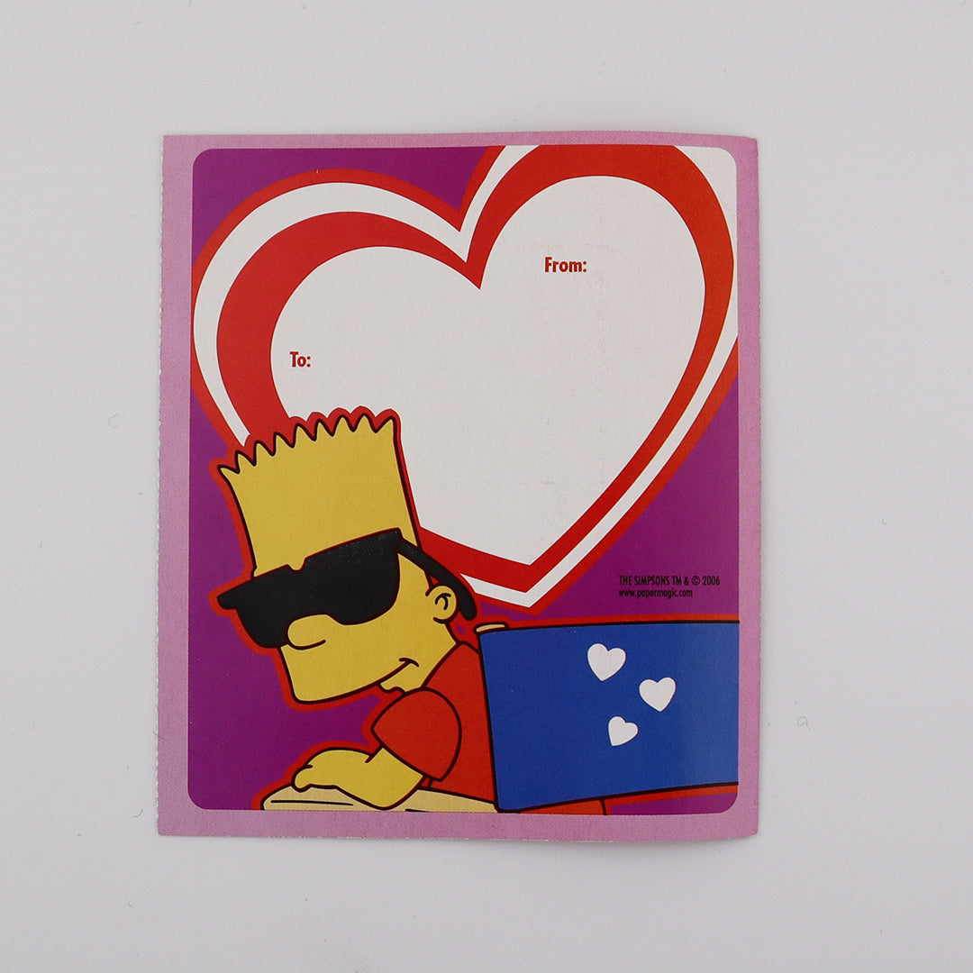 Simpsons Vintage 07 Valentine's Day Cards