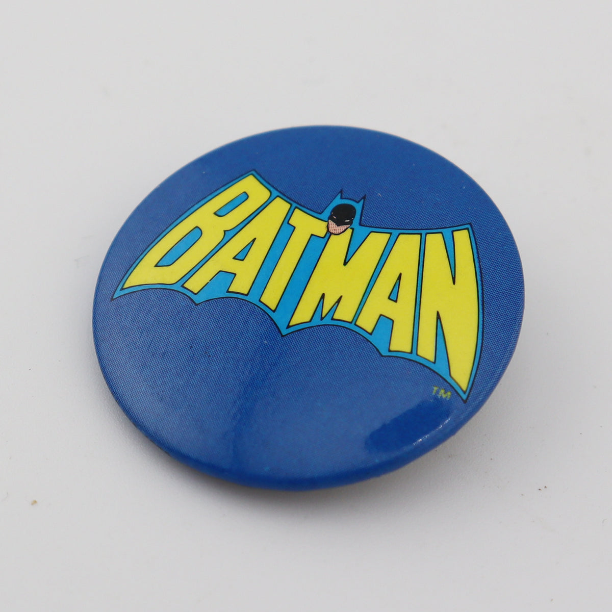 Batman Cartoon Logo Vintage Button
