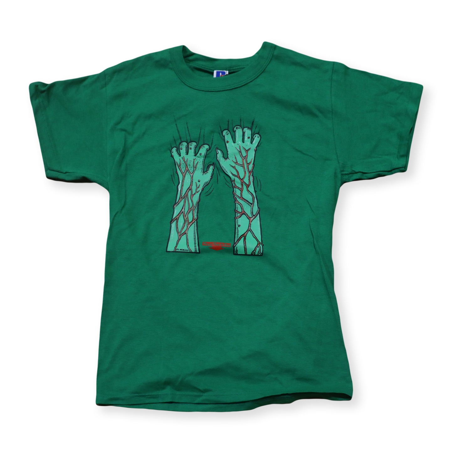 Can't Let You Go Vintage One Off Zombie Tee Green