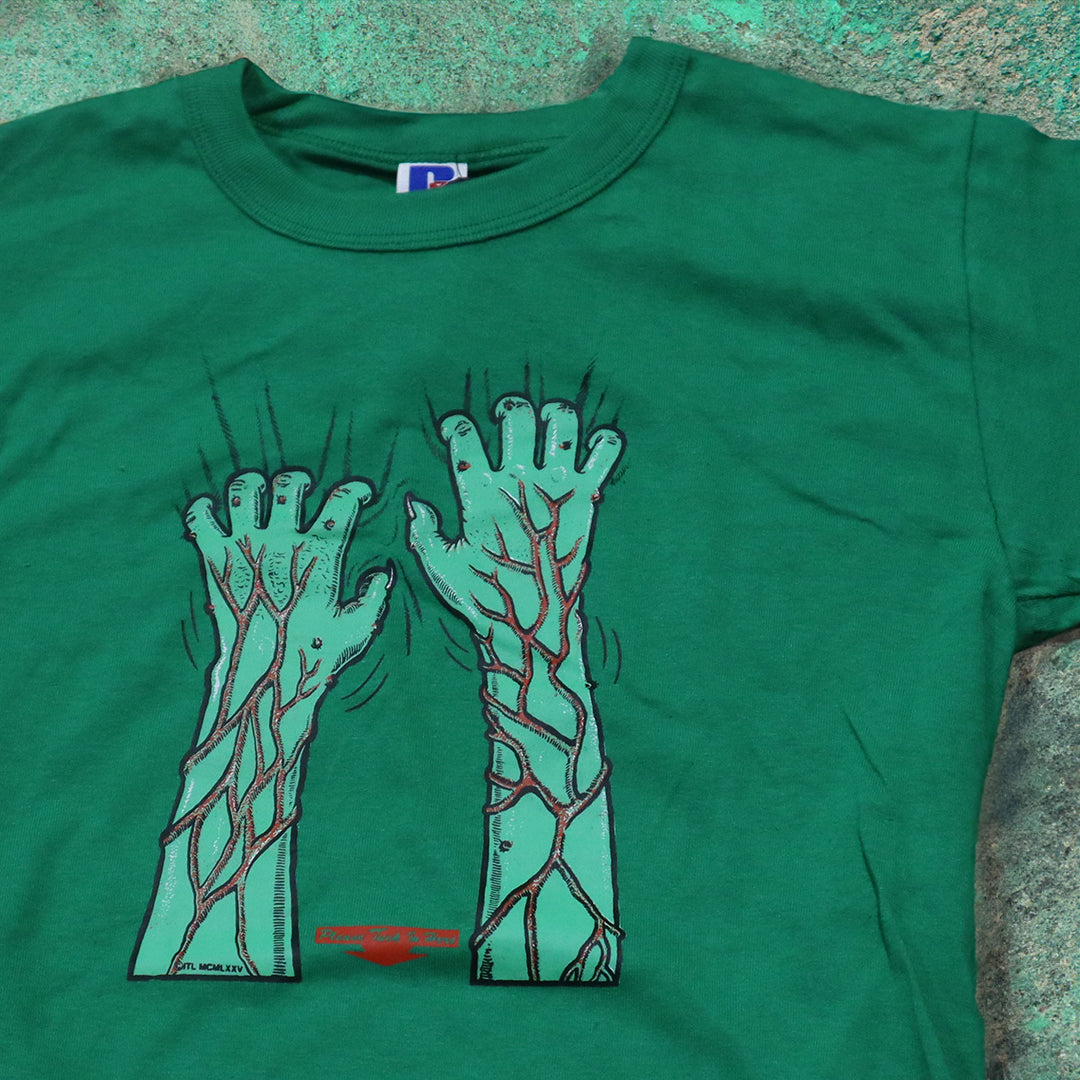 Can't Let You Go Vintage One Off Zombie Tee Green