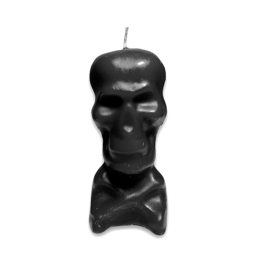 Crossbones Skull Spell Candle