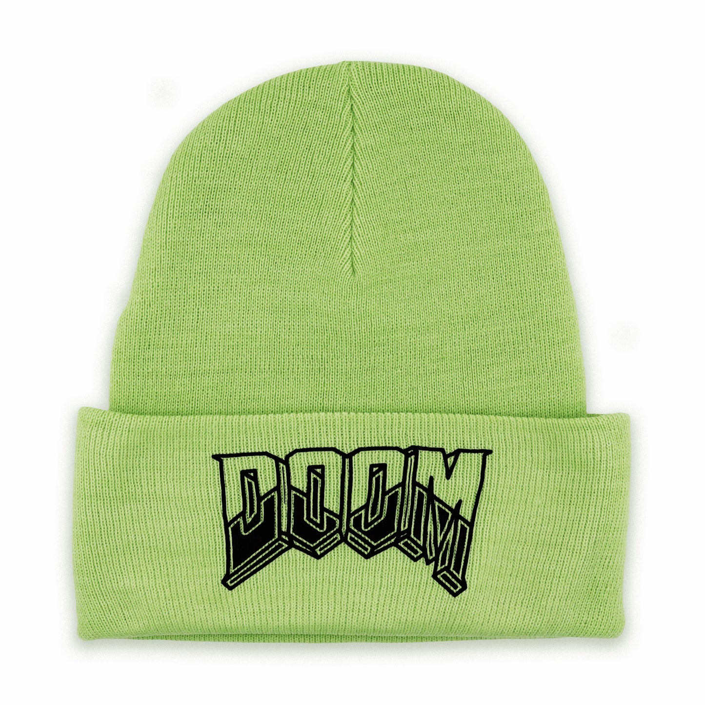 DOOM Lime Green Beanie