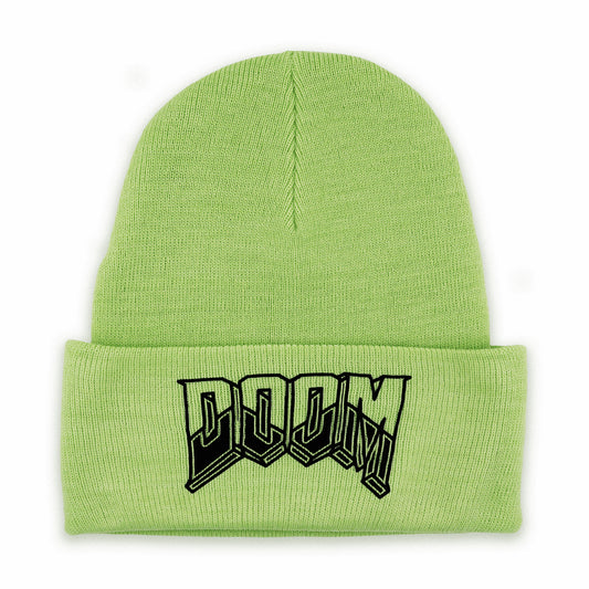 DOOM Lime Green Beanie