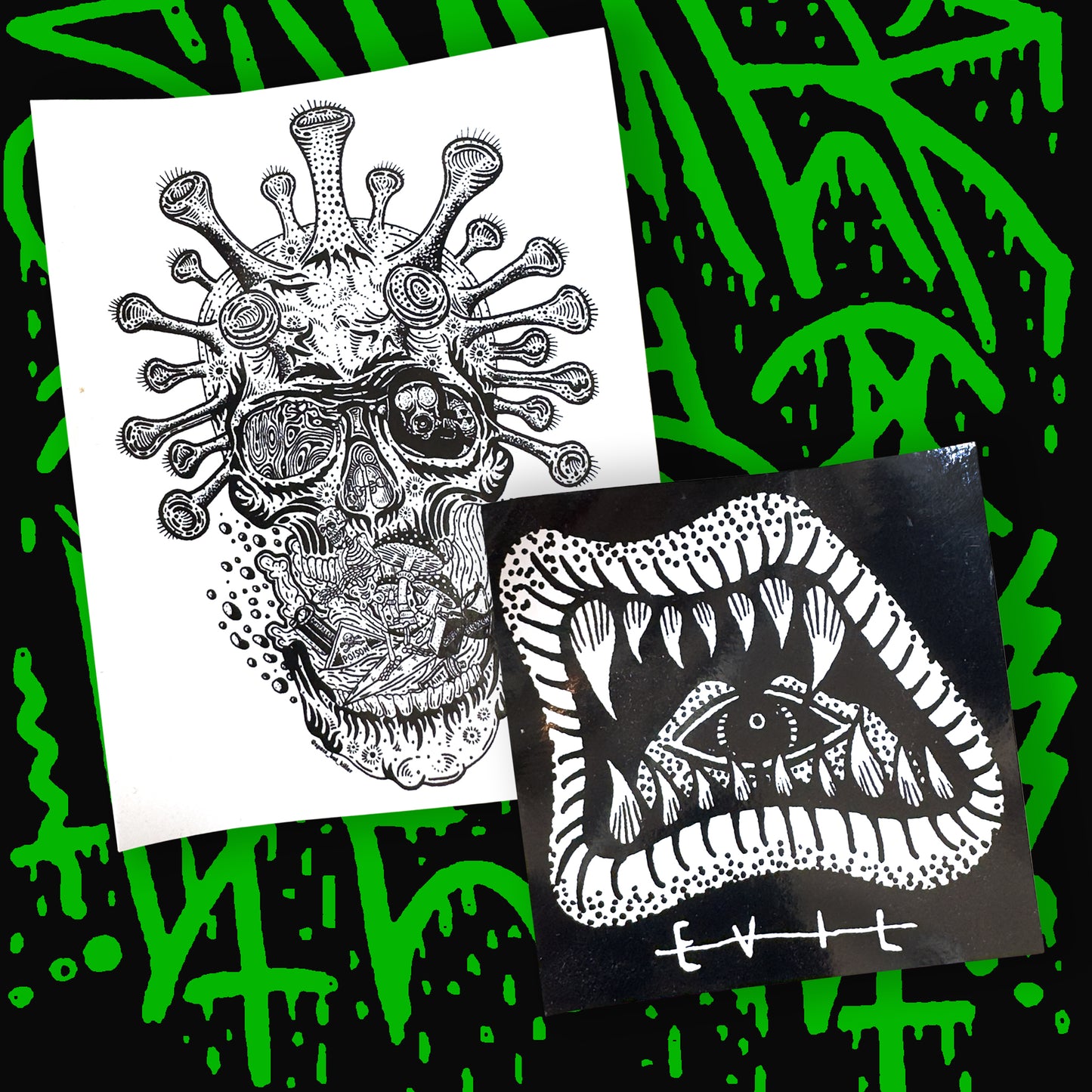 Evil Paradise Stickers