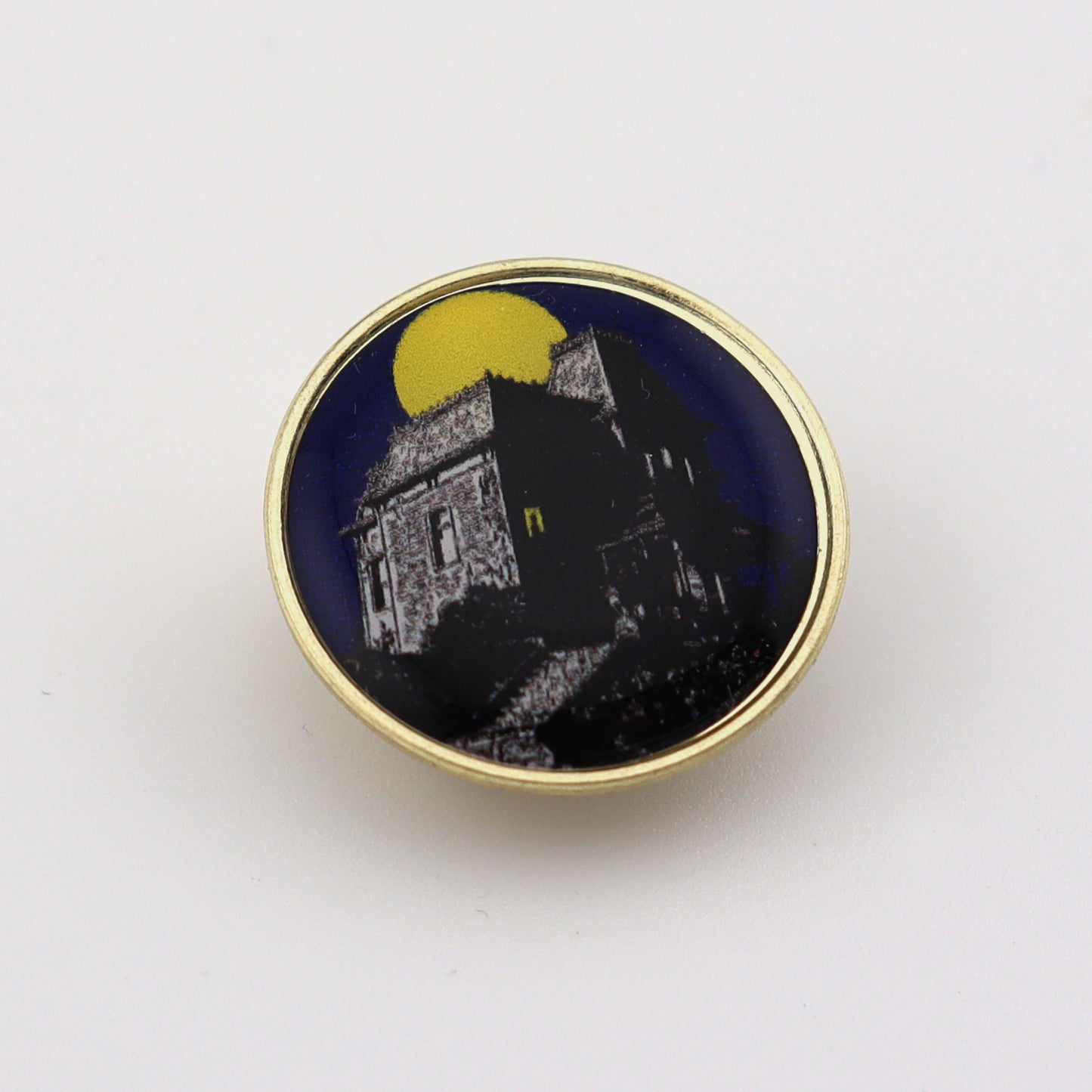 Haunted House Photodome Pin