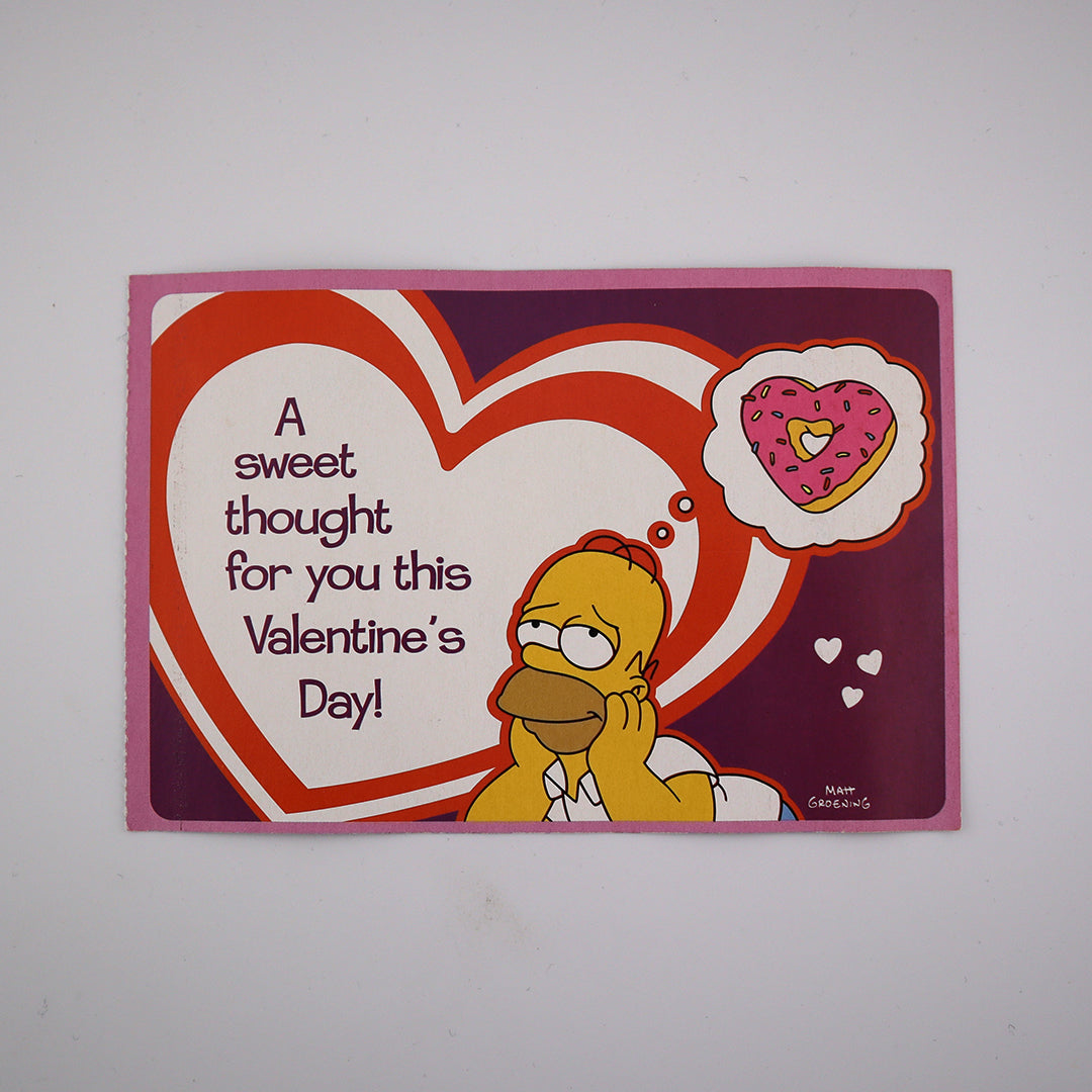 Simpsons Vintage 07 Valentine's Day Cards