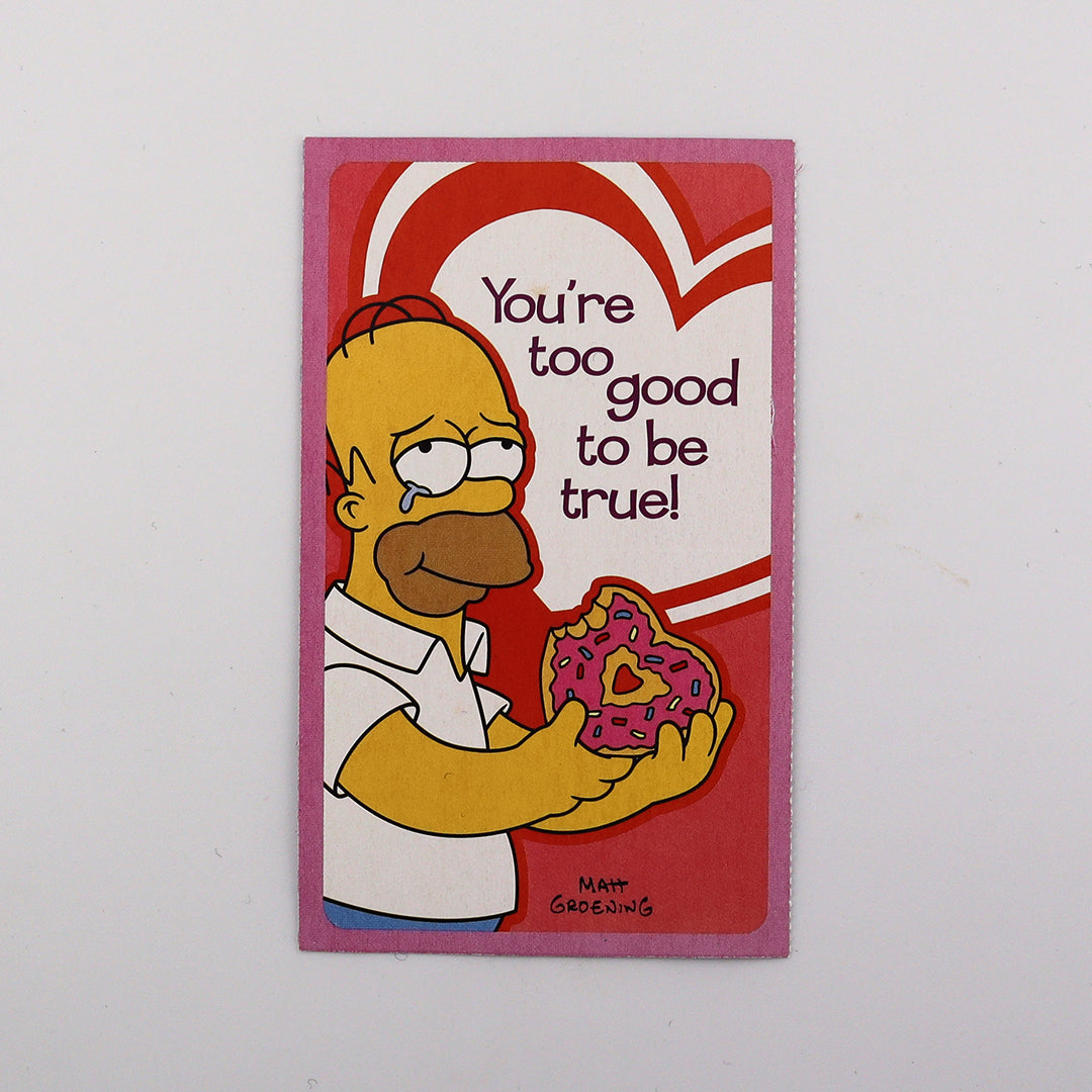 Simpsons Vintage 07 Valentine's Day Cards
