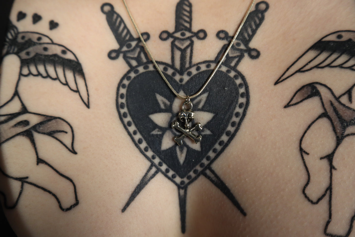 Skull and Bones Vintage Necklace